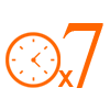 Непрерывная работа в режиме 24 x 7 Непрерывная работа в режиме 24 x 7