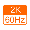 Поддержка разрешения 2K/60 Гц Поддержка разрешения 2K/60 Гц