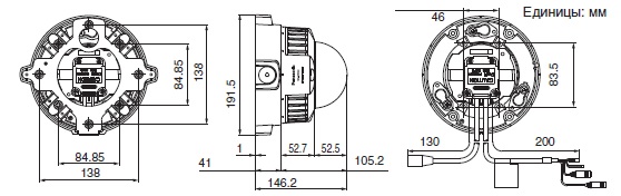 panasonic-WV-SW355-razmery