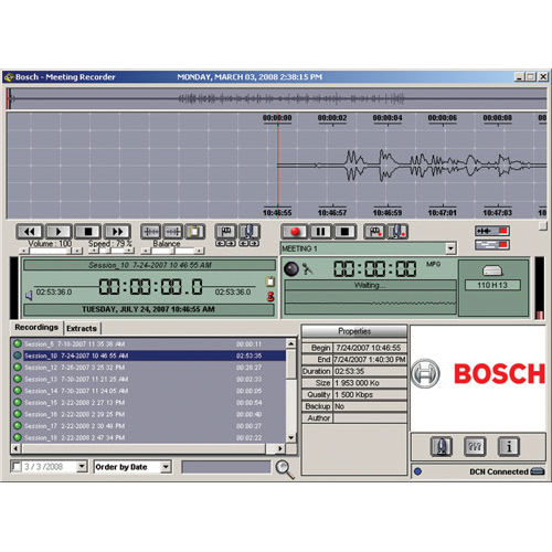 Модуль расшифровки стенограмм Bosch  DCN-MRT